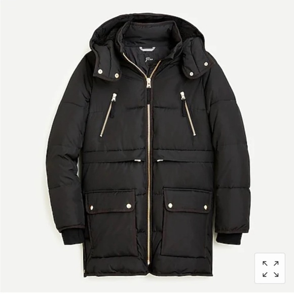 J. Crew Chateau Puffer Jacket AG260 - Picture 2 of 12